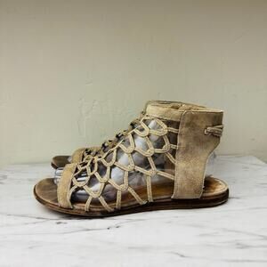 Mercer Edit Brown Suede Gladiator Sandals Women’s Size 8